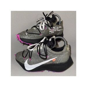 Nike Vapor Street Off-White Black Laser Fuchsia Sneakers Shoes Womens Size 6